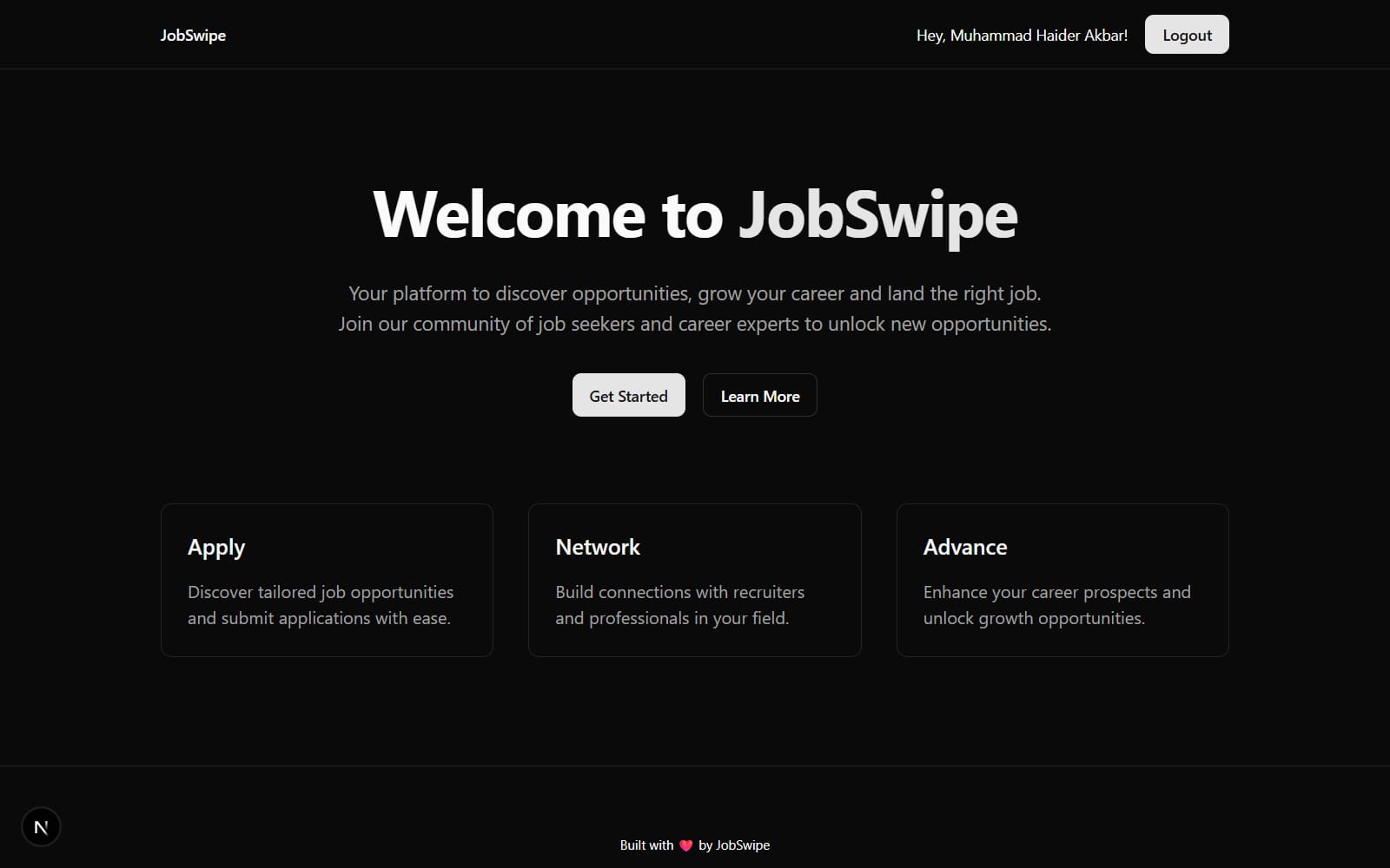 JobSwipe - AI-Powered Job Matching System